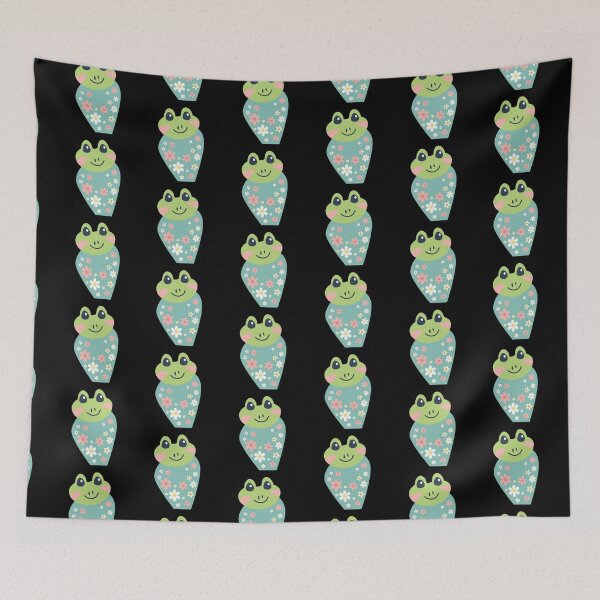 Item preview, Frog wrapped up like a mummy in Flowers designed and sold by jazzydevil.