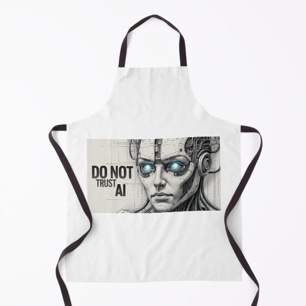 Item preview, Do Not Trust AI – Bold Artificial Intelligence Warning Design designed and sold by smitke.