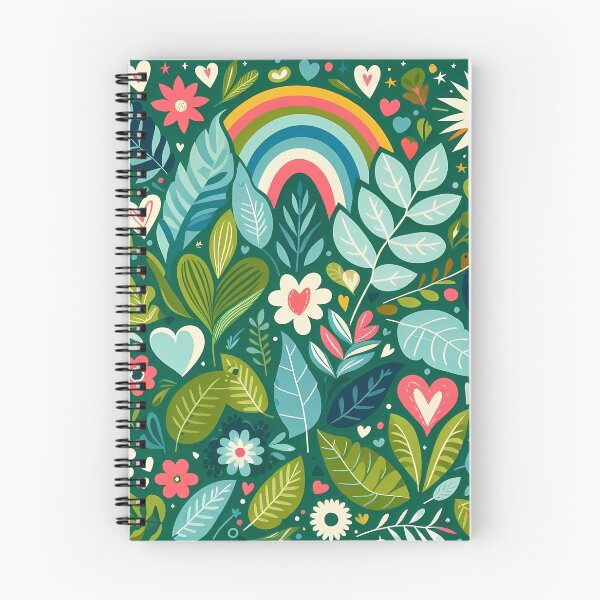 Item preview, Peaceful Jungle Plant Pattern - Scandinavian Folk Art by heidiannemorris © designed and sold by FOLK ART FUSION by heidiannemorris.