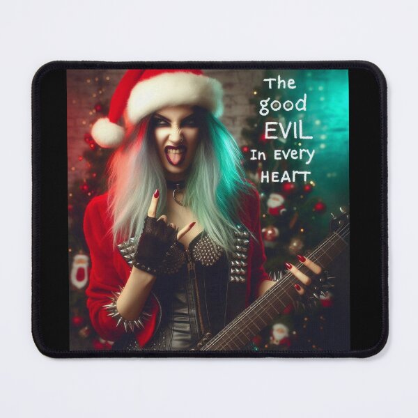 Item preview, Rock Lady Rebel Christmas Guitar designed and sold by Voodoo Store Paranormal Collections.