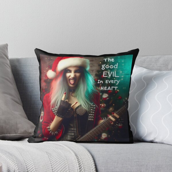 Item preview, Rock Lady Rebel Christmas Guitar designed and sold by Voodoo Store Paranormal Collections.