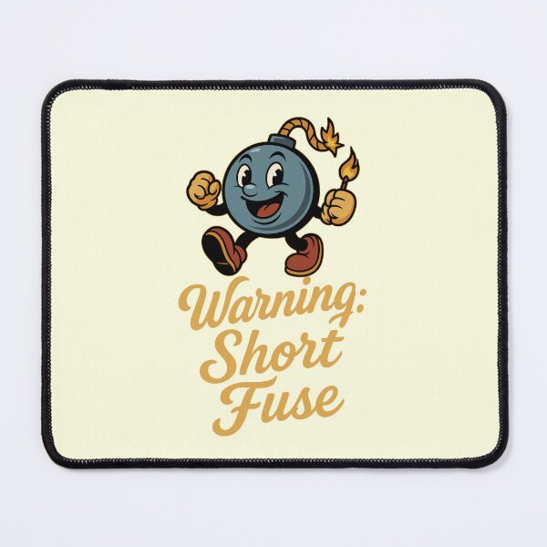 Item preview, Short Temper Warning Graphic designed and sold by Hadrion.