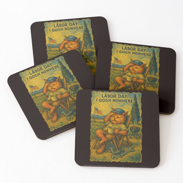 Item preview, Labor Day Cat – I Gogh Nowhere designed and sold by Tadeusz1.