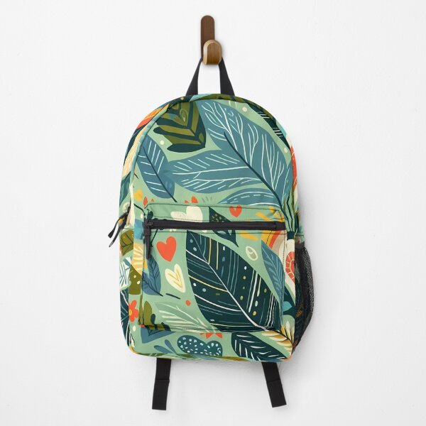 Item preview, Tropical Harmony Botanic Pattern - Scandinavian Folk Art by heidiannemorris © designed and sold by FOLK ART FUSION by heidiannemorris.