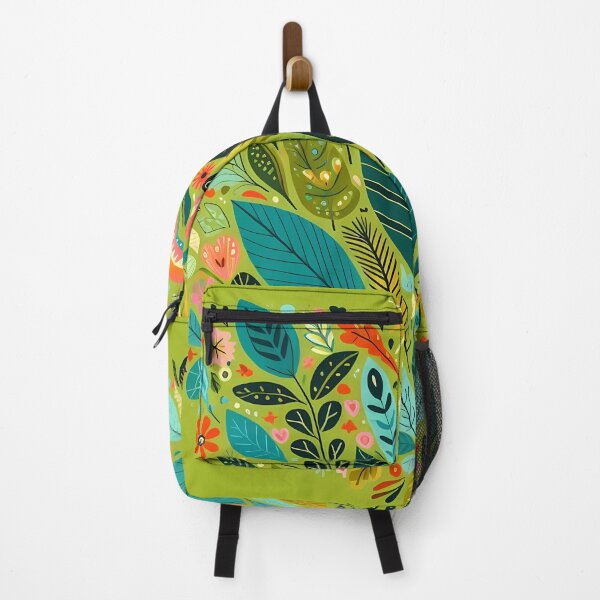 Item preview, Nature's Jungle Pattern - Scandinavian Folk Art by heidiannemorris © designed and sold by FOLK ART FUSION by heidiannemorris.