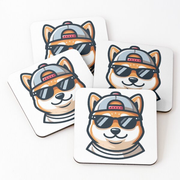 Item preview, Cartoon Shiba Inu – Streetwise Pup with Shades designed and sold by Confuzz1ed.