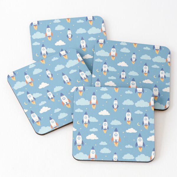 Item preview, Starry Space Rocket Pattern designed and sold by bapupa.