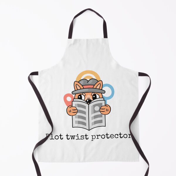 Item preview, Dog Detective Reading Newspaper – "Plot Twist Protector" Book Lover designed and sold by holaitssher.