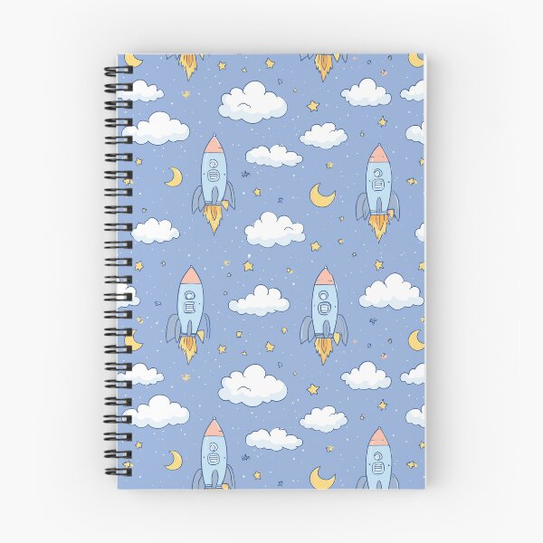 Item preview, Whimsical Space Rocket Pattern designed and sold by bapupa.
