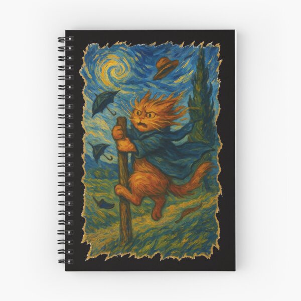 Item preview, Starry Fight – Cat vs the Wind designed and sold by Tadeusz1.