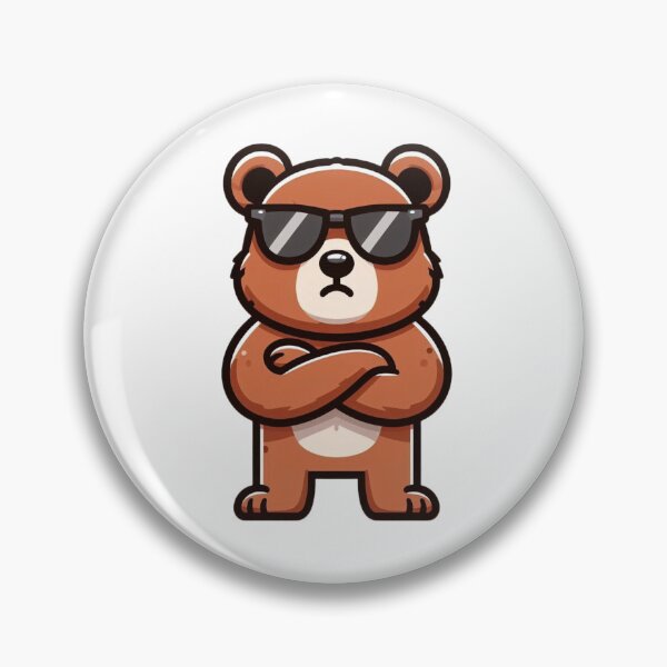 Item preview, Confident Cartoon Bear – Arms Folded & Full of Cool designed and sold by Confuzz1ed.