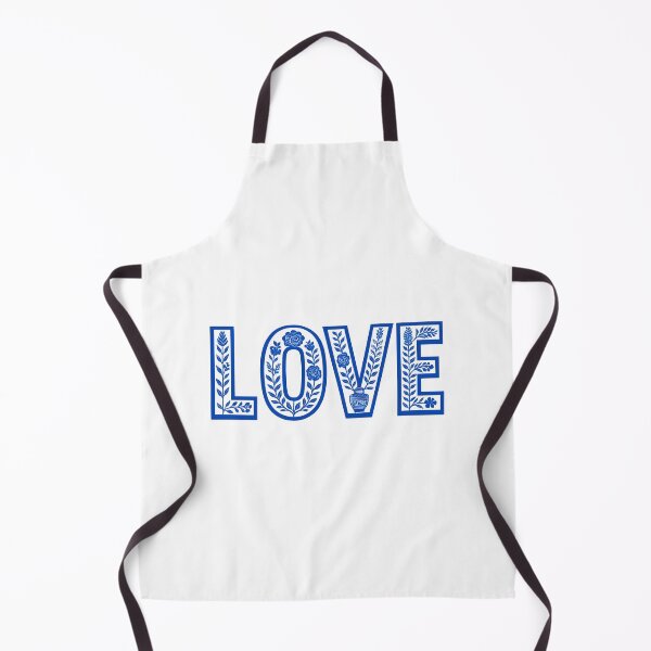 Item preview, Royal Blue Floral "LOVE" Design designed and sold by PrintandJoy.