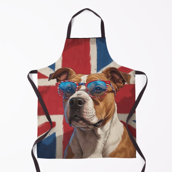 Item preview, Patriotic staffi lover UK flag england designed and sold by jackoslimited.