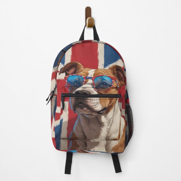 Item preview, Patriotic staffi lover UK flag england designed and sold by jackoslimited.
