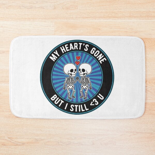 Item preview, My Hearts Gone But I Still Love You Skeletons Couple designed and sold by Owcomm.