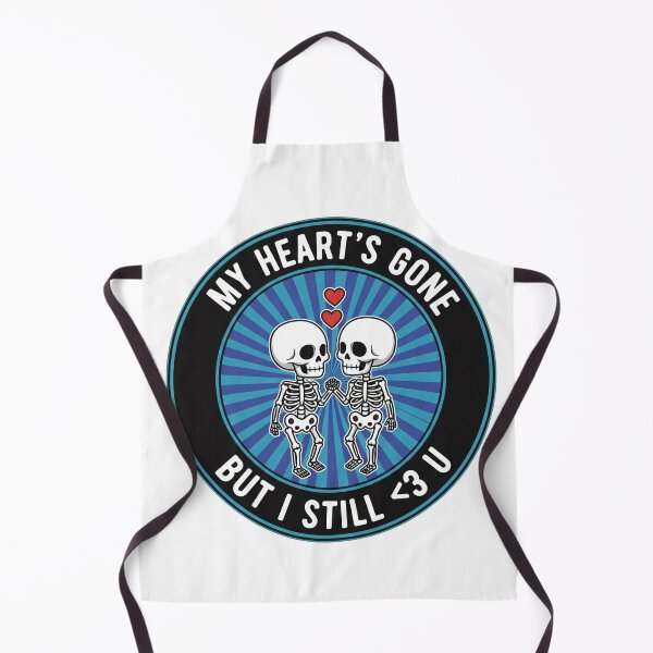 Item preview, My Hearts Gone But I Still Love You Skeletons Couple designed and sold by Owcomm.
