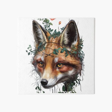 Item preview, Cute Forest Fox ? | Woodland Animal Art | Nature Wildlife Lover Gift designed and sold by faisal shahzad.