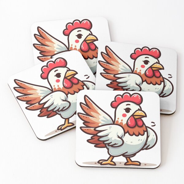 Item preview, Confident Cartoon Hen – Sass & Swagger in the Coop designed and sold by Confuzz1ed.
