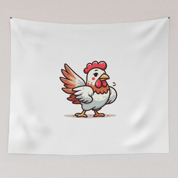 Item preview, Confident Cartoon Hen – Sass & Swagger in the Coop designed and sold by Confuzz1ed.