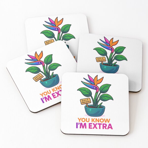Item preview, Bird of Paradise – You Know I’m Extra - Funny Houseplant Characters designed and sold by EdgyEdgeArt.