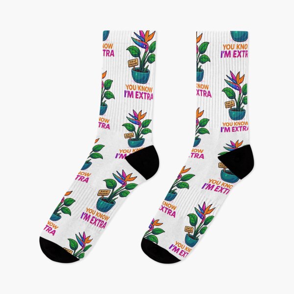 Item preview, Bird of Paradise – You Know I’m Extra - Funny Houseplant Characters designed and sold by EdgyEdgeArt.