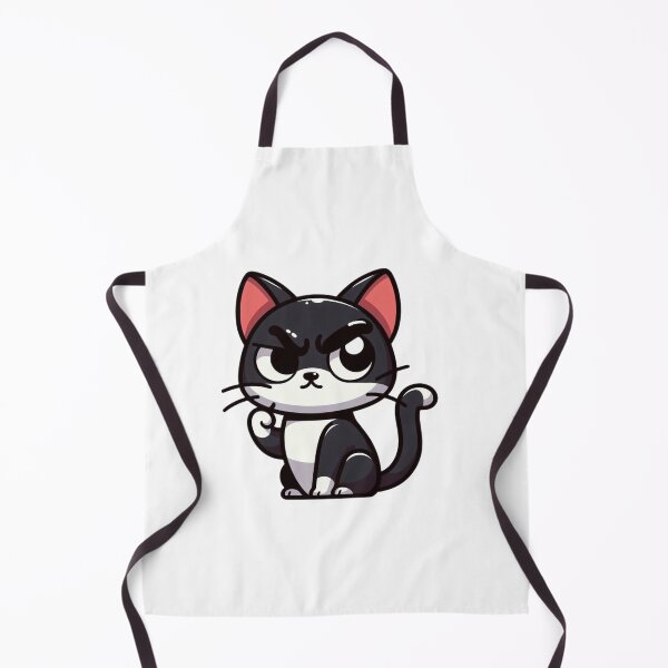 Item preview, Confident Cartoon Cat with Sass – Cool Feline Stare designed and sold by Confuzz1ed.
