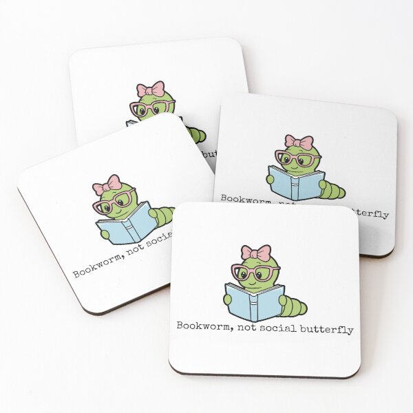 Item preview, Caterpillar Reading – "Bookworm, Not Social Butterfly" Book Lover designed and sold by holaitssher.