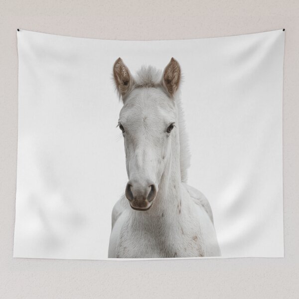 Item preview, Adorable Baby White Horse for Cute White Horse lovers designed and sold by LazyOwlStore.