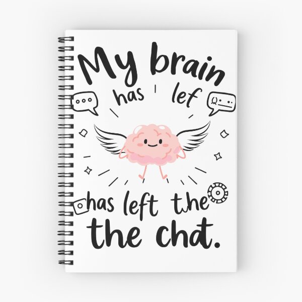 Item preview, Brain Offline Mode – Funny Introvert Design designed and sold by Studio Forget-Me-Not.