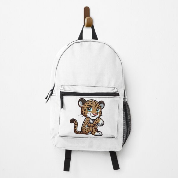 Item preview, Casual Cartoon Leopard – Leaning with Cool Confidence designed and sold by Confuzz1ed.