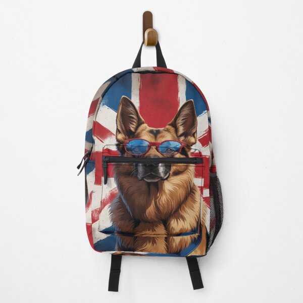 Item preview, Patriotic german shepherd lover UK flag england designed and sold by jackoslimited.