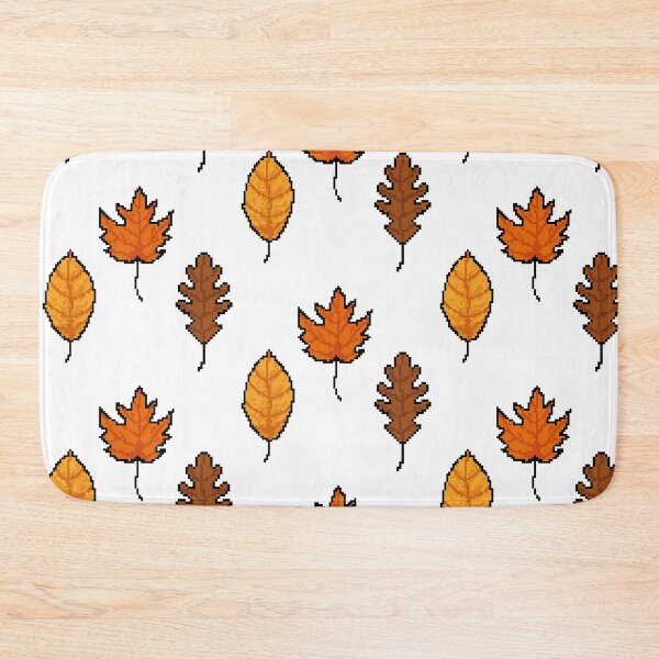 Item preview, Autumn Pixel Leaves designed and sold by Potattoo.