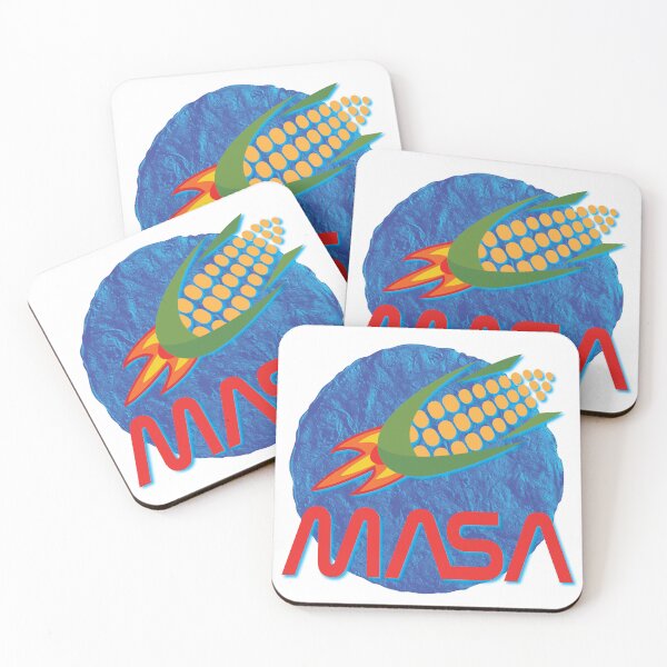 Item preview, MASA, Cornship design, NASA, Space, Corn, Maize, Blue Corn, Tortilla, Mayan, Astronomy design designed and sold by LaNetaArt.