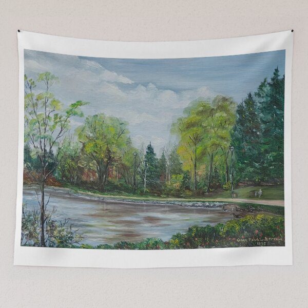 Item preview, The Mill Pond in Richmond Hill designed and sold by FairhurstArtGallery.