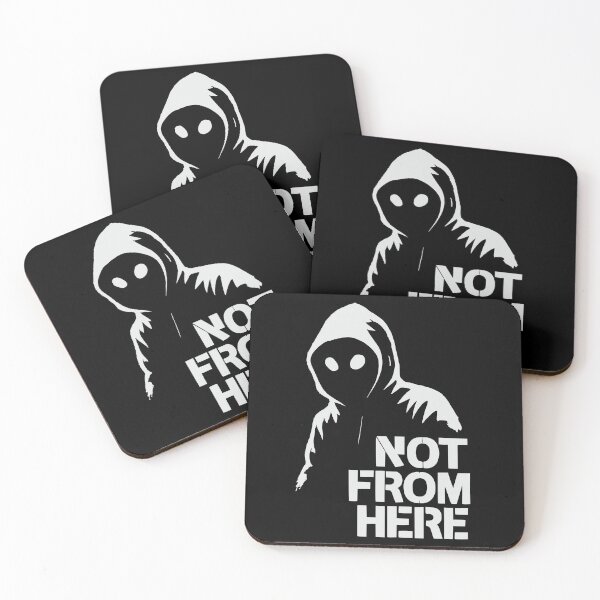 Item preview, Not From Here – Alien Hoodie Design designed and sold by nkhookysun.