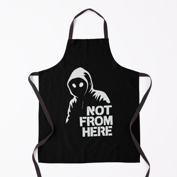 Item preview, Not From Here – Alien Hoodie Design designed and sold by nkhookysun.