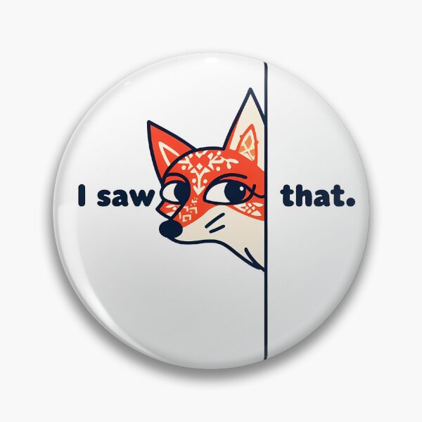 Item preview, I Saw That Nosey Fox - Curious Scandinavian Folk Art by heidiannemorris © designed and sold by FOLK ART FUSION by heidiannemorris.