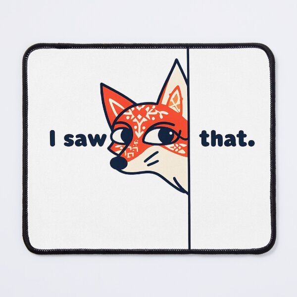 Item preview, I Saw That Nosey Fox - Curious Scandinavian Folk Art by heidiannemorris © designed and sold by FOLK ART FUSION by heidiannemorris.