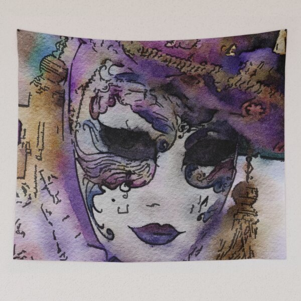 Item preview, Grand Masquerade Mask in Lilac designed and sold by KirstenStar.