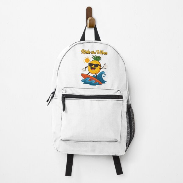 Item preview, Ride the Vibes – Cool Pineapple Surfer Cartoon Design designed and sold by B-M-Store.