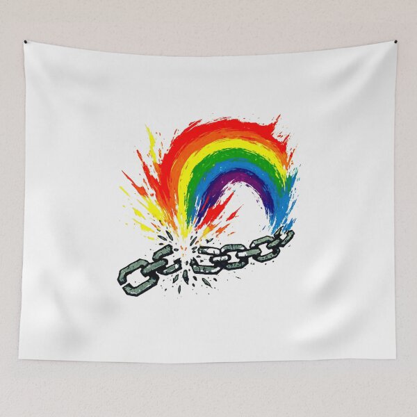 Item preview, Breaking the Chains – Pride Rising from Oppression designed and sold by PSInkStudio.