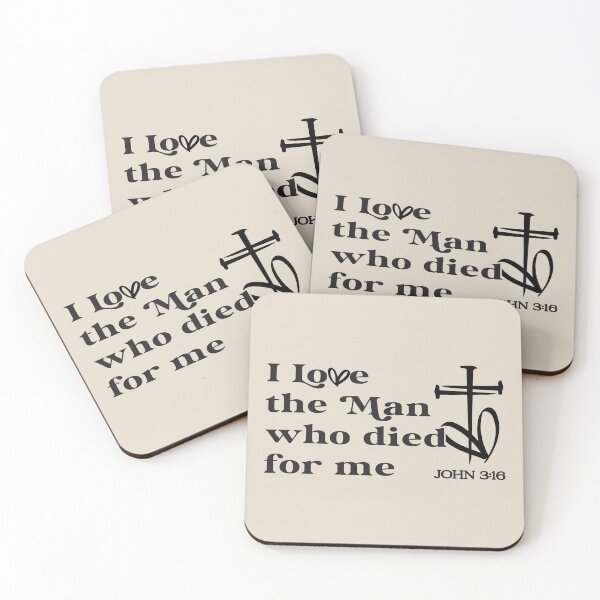 Item preview, I love the Man who died for me John 3 verse 16 designed and sold by simplydesignart.