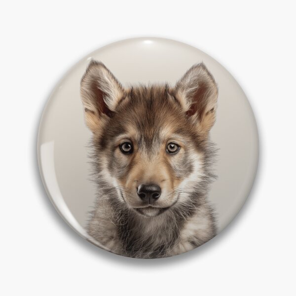 Item preview, Adorable Baby Wolf for Cute Wolf lovers designed and sold by LazyOwlStore.