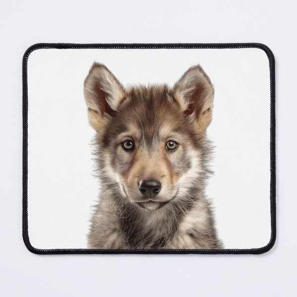 Item preview, Adorable Baby Wolf for Cute Wolf lovers designed and sold by LazyOwlStore.
