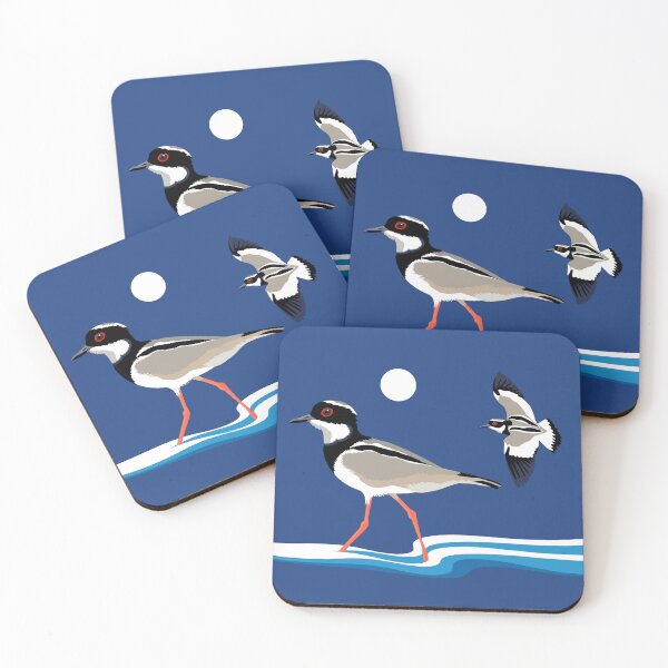 Item preview, 2 Pied Lapwings designed and sold by Graham Colton.