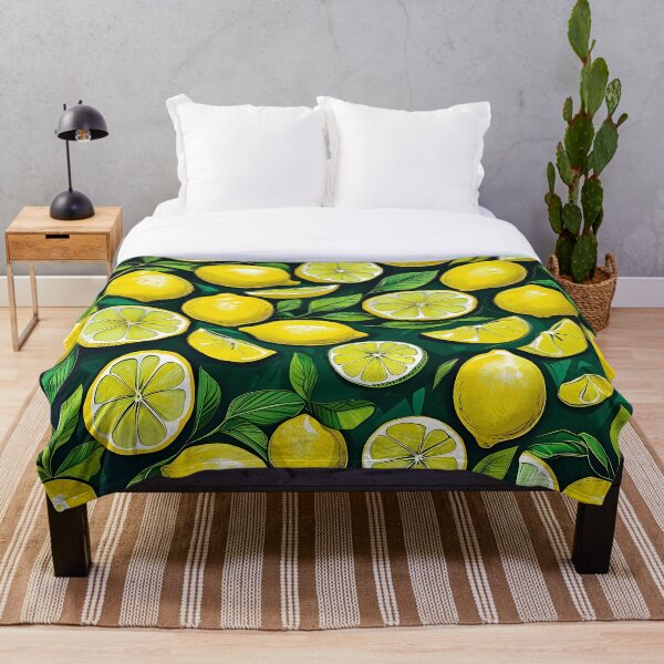 Aperçu de l'œuvre Motif citron sicilien créée et vendue par CollageLab.