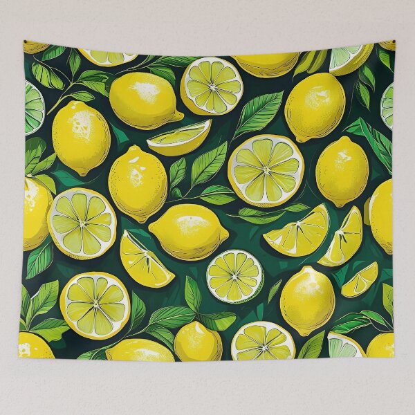 Item preview, Sicilian Lemon Pattern designed and sold by CollageLab.