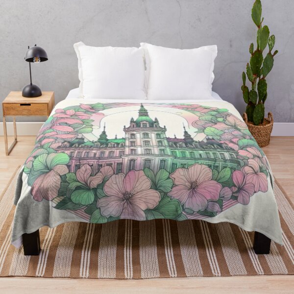 Item preview, French Castle - Modern Chateaucore Aesthetic Wall Art designed and sold by Sugar Wisdom .