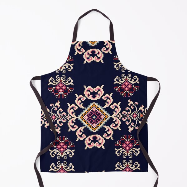 Item preview, Pink Red Pixel Ethnic Textile Pattern designed and sold by MNX.