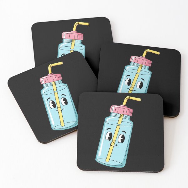 Item preview, Retro Water Bottle Cartoon designed and sold by ZapStixDesigns.